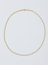 Nuru Chain by Alexis Menten with 20k gold twisted figure-of-eight links handmade in an ancient style shown from the front